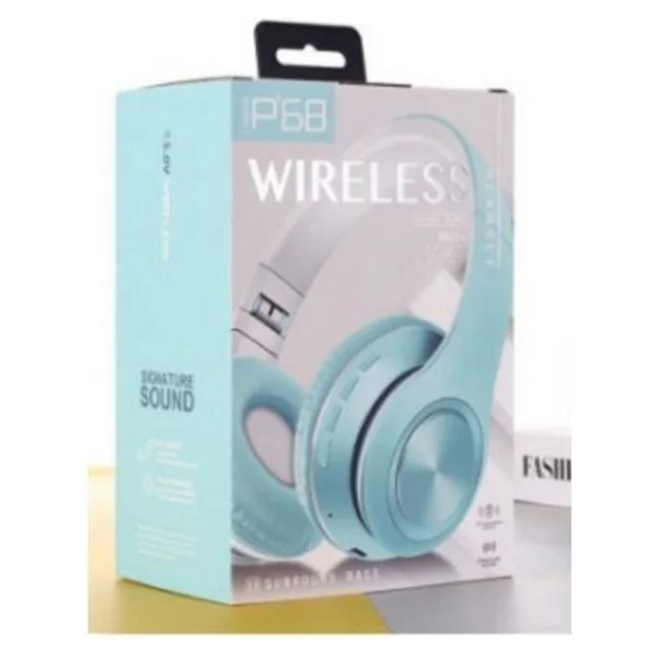 Torima P68 Mavi Kulak Üstü Bluetooth Kulaklık - Görsel 5