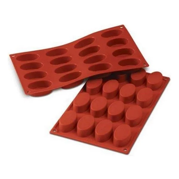 Silikomart Sf017 Küçük Oval Kek Kalıbı - Görsel 2