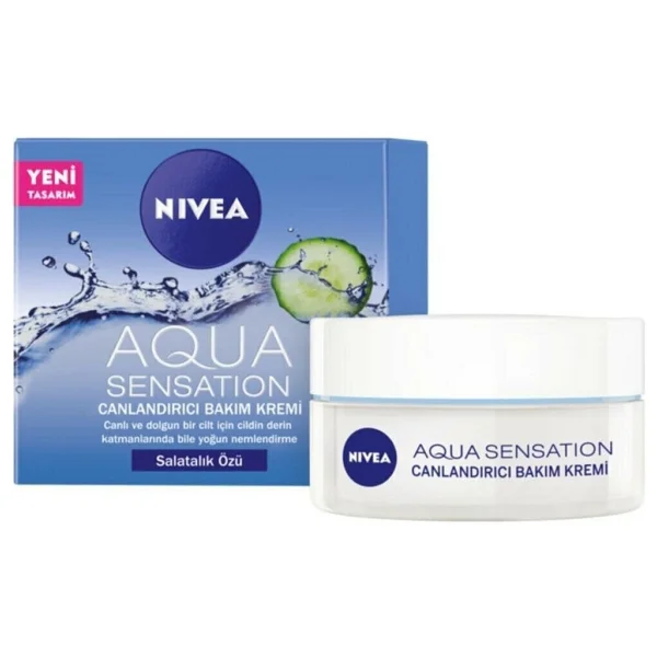 Nivea Aqua Sensation Canlandırıcı Yüz Bakım Kremi 50 Ml - Görsel 2
