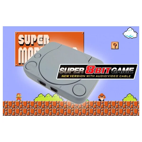 Atarı Super 8 Bit Game 900 Oyunlu Sarı Kırmızı Av Girişli - Görsel 2
