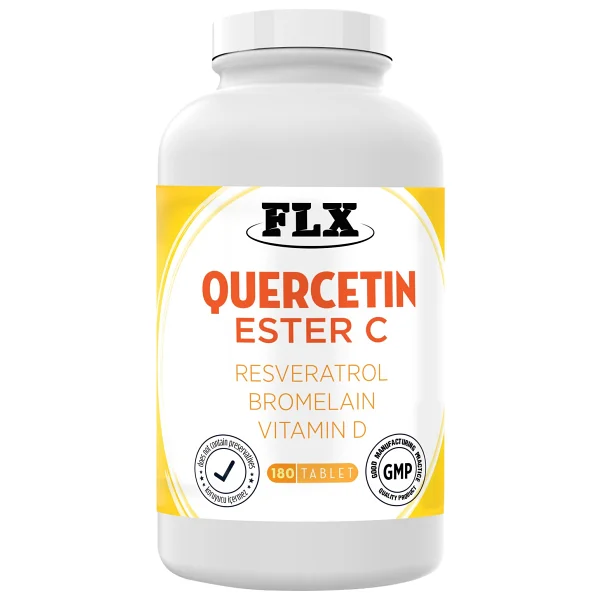 Flx Quercetin Ester C Resveratrol Ve Bromelain 180 Tablet - Görsel 3