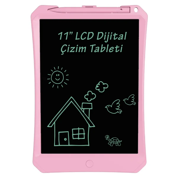 Xiaomi Wicue 11" Pembe Yazı Ve Çizim Tableti - Görsel 4