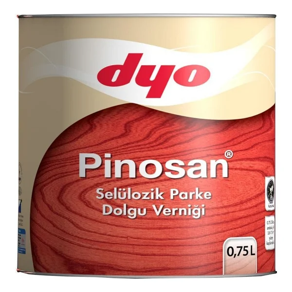 Dyo Pinosan Selülozik 0.75 Lt Parke Dolgu Verniği - Görsel 2
