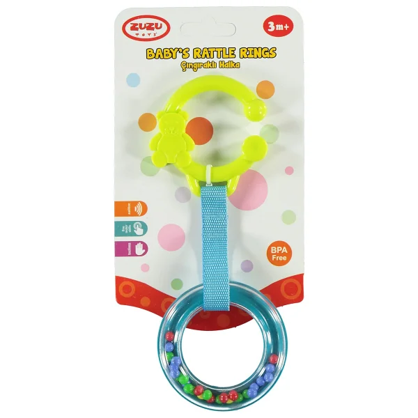 Zuzu Toys Çıngıraklı Halka - Görsel 8