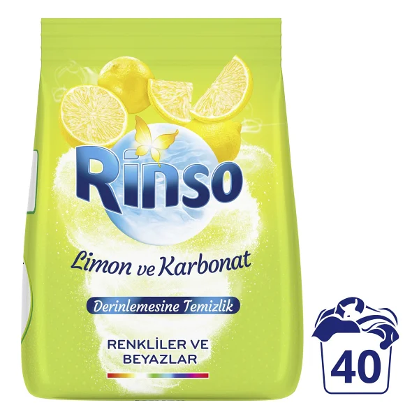 Rinso Limon Ve Karbonat 6 Kg Toz Deterjan - Görsel 10