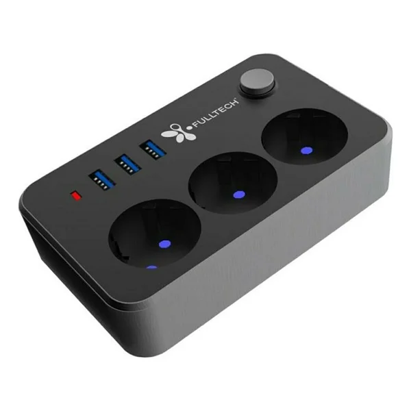 Fulltech Ftr-02 Usb'li Kablosuz 2 M 3'lü Akım Korumalı Priz - Görsel 2