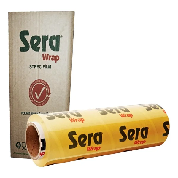 Sera Streç Film Sera Wrap 45 x 1500 cm 8 Mc - Şeffaf - Görsel 2