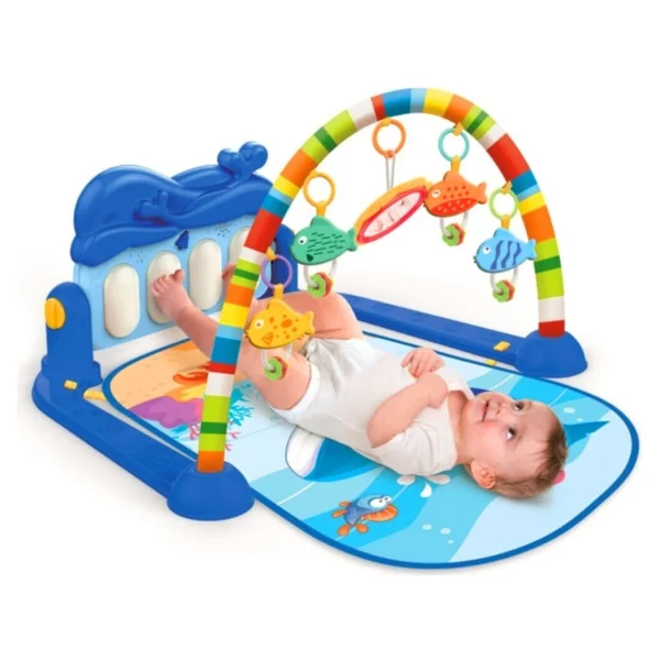 Babycim Piyanolu Oyun Halısı 9 Mm Kalınlık 75x60 Cm Renkli Tasarım Ebeveynler İçin Pratik - Görsel 3