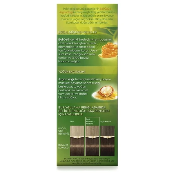 Palette Kalıcı Doğal Renkler 6.0 Koyu Kumral Saç Boyası - Görsel 4