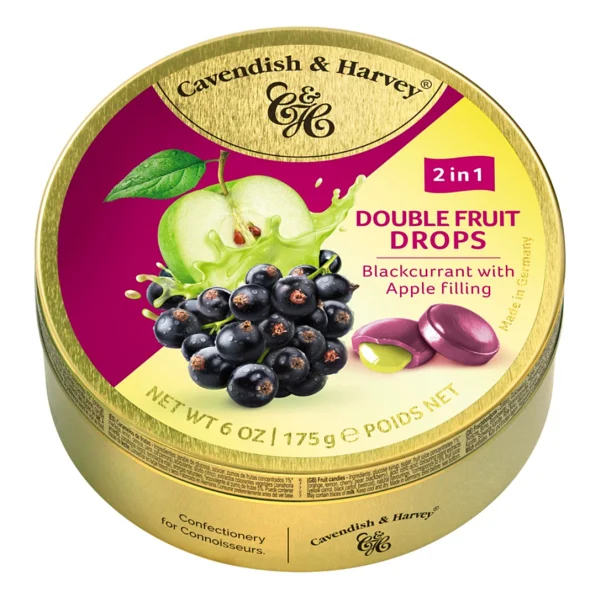 Cavendish&Harvey Siyah Frenk Üzümü Ve Elmalı Dolgulu Şeker 175 G - Görsel 3