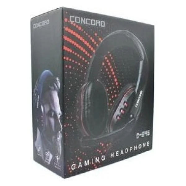 Concord C-945 Kablolu Mikrofonlu Kulak Üstü Oyuncu Kulaklığı - Görsel 2