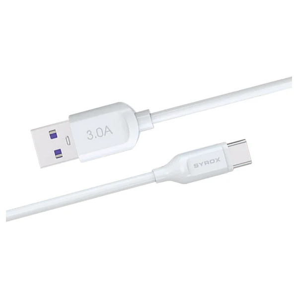 Syrox C110 1 M USB To Type-C Hızlı Şarj Kablosu - Görsel 2