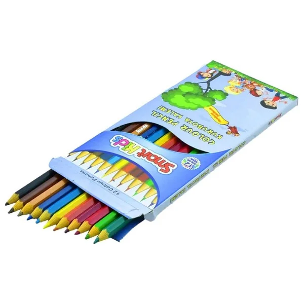 Smart Kids Tam Boy 12'li Kuru Boya Seti - Görsel 2