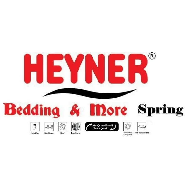 Heyner Techno 80 X 180 Cm. Ultra Lüx Pedli Cotton Tek Kişilik Yaylı Yatak - Görsel 5