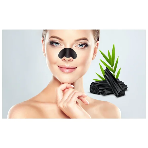 Stopever Charcoal Pore Strip Kömürlü 6'lı 2 Adet Siyah Nokta Burun Plasteri - Görsel 3