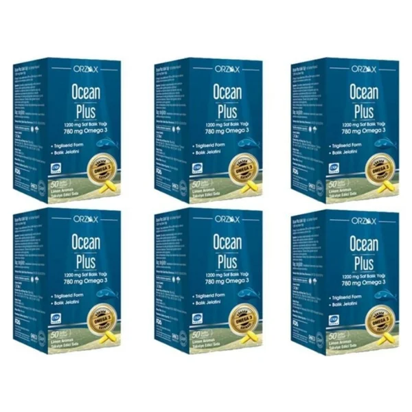 Ocean Plus Omega 3 Balık Yağı 1200 Mg 50 Kapsül 6'lı - Görsel 2