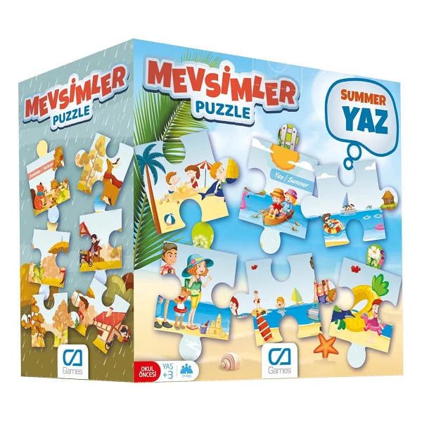 Ca Games Mevsimler Yer Puzzle 24 Parça 5140 - Görsel 2