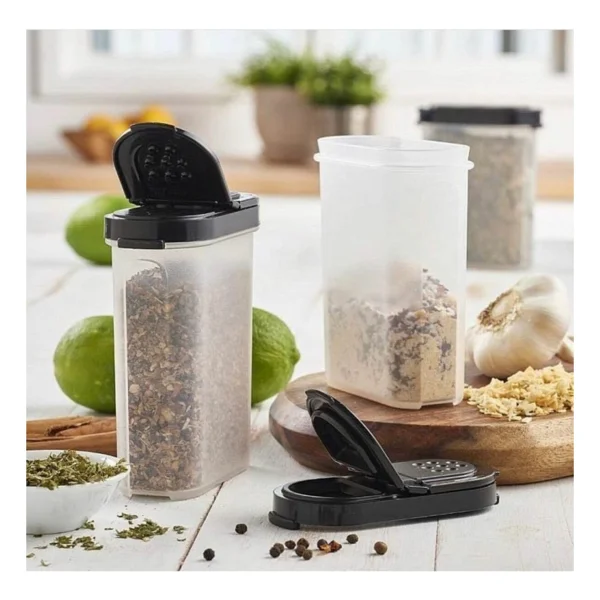 Tupperware Büyük Baharatçık 2'li Siyah Kapak - Görsel 4