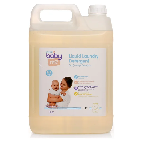 Baby&Me Sıvı Bebek Çamaşır Deterjanı 5000 Ml - Görsel 5