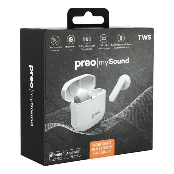 Preo My Sound Ms36 TWS Kulak İçi Bluetooth Kulaklık - Görsel 3