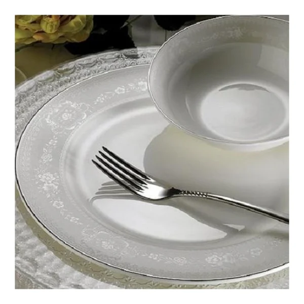 Aryıldız Bone Square 31021 Kare 60 Parça 12 Kişilik Yemek Takımı - Görsel 2