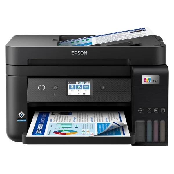 Epson Ecotank L6290 Wi-Fi + Tarayıcı + Fotokopi + Faks Renkli Çok Fonksiyonlu Tanklı Mürekkep Püskürtmeli Yazıcı - Görsel 2