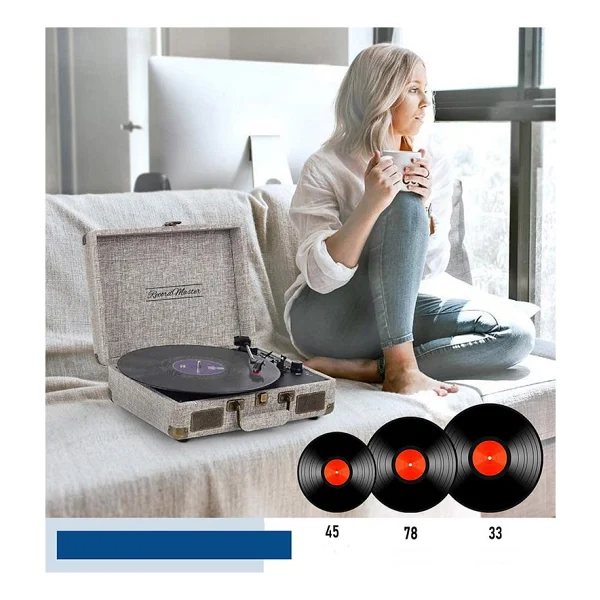 Record Master St14012 Bej Çantalı Retro Pikap - Görsel 2