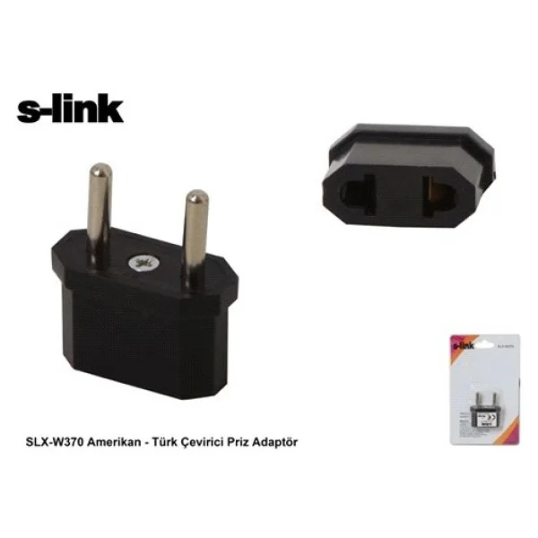 S-Link Slx-W370 Amerikan - Türk Çevirici Priz Adaptör - Görsel 3