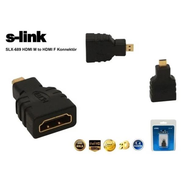 S-Link Slx-689 Micro Hdmı To Hdmı Dönüştürücü - Görsel 3