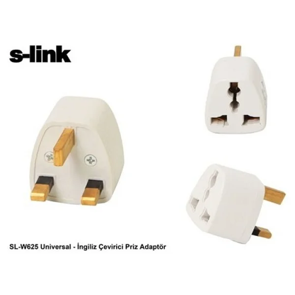 S-Link Sl-W625 Universal-İngiliz Priz Dönüştürücü - Görsel 4