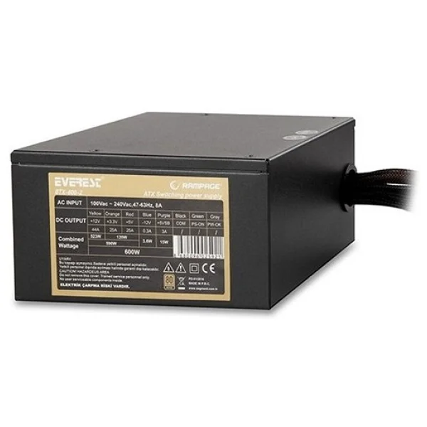 Rampage Btx-600-2 600 W Power Supply - Görsel 3