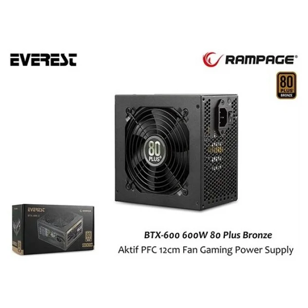 Rampage Btx-600-2 600 W Power Supply - Görsel 4