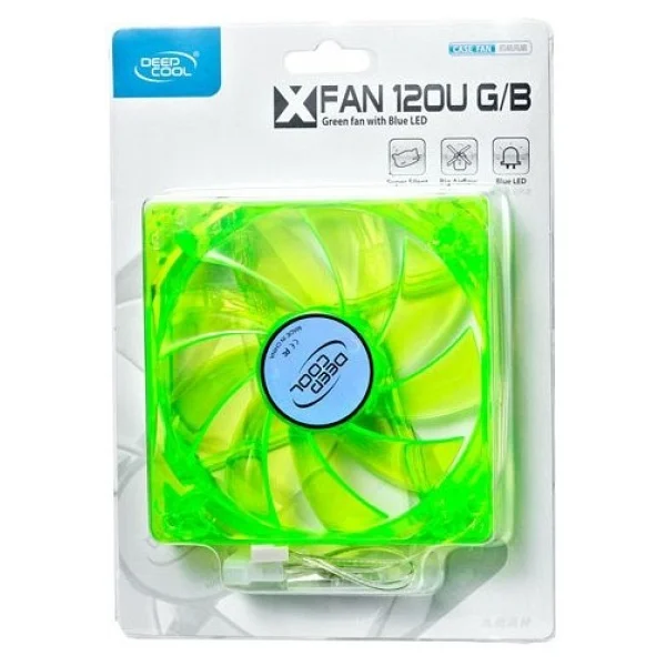 Deep Cool Xfan 120ug/B Yeşil Mavi Ledli 120mm Kasa Fanı - Görsel 4