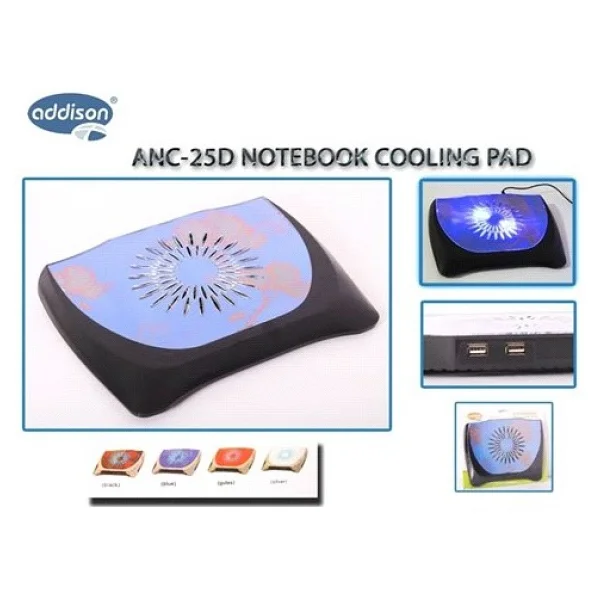 Addison ANC-25D 1 Fanlı USB 2.0 Laptop Soğutucu - Görsel 2