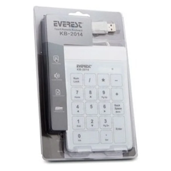 Everest Kb-2014 Beyaz Numerik Klavye - Görsel 4