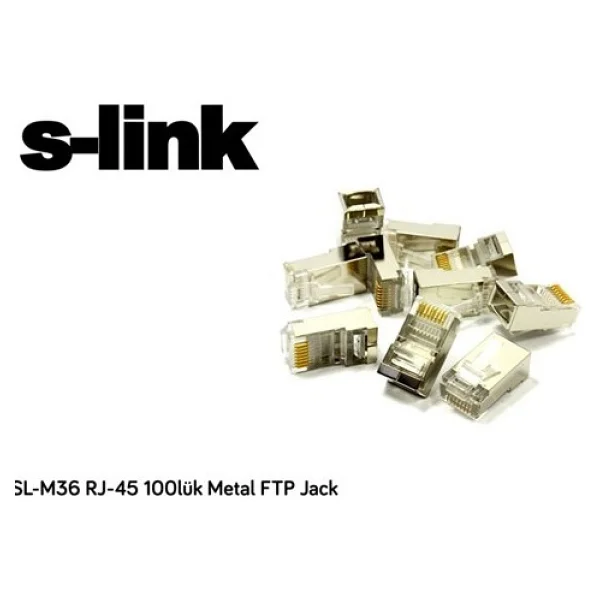 S-Link Sl-M36 Rj-45 100'lü Konnektör - Görsel 4