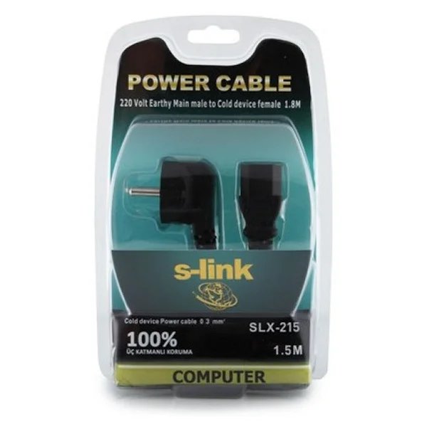 S-Link Slx-215 1.5 M Güç Kablosu - Görsel 4