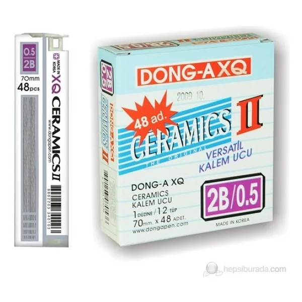 Dong-A Ceramics Versatil Min Uç 2B 70 mm 12'li kutu - 48 adet - 0,7 - Görsel 3