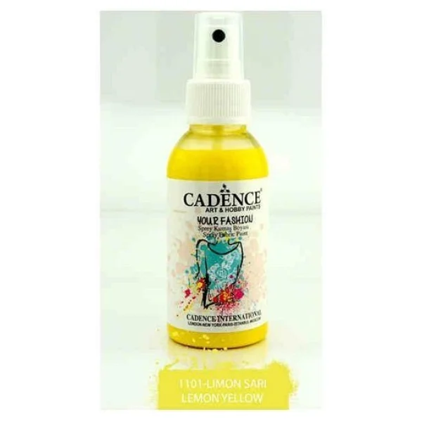 Cadence Your Fashion Sprey Kumaş Boyası 100 Ml. 1118 Kahverengi - Görsel 7