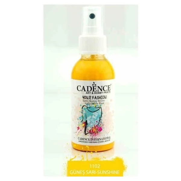 Cadence Your Fashion Sprey Kumaş Boyası 100 Ml. 1118 Kahverengi - Görsel 5