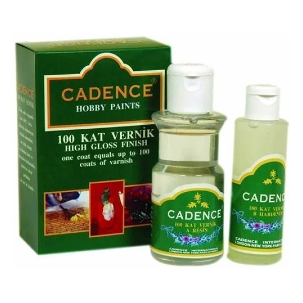 Cadence 100 Kat Vernik 120+70 Ml. Takım - Görsel 3