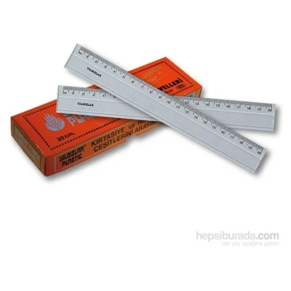 Yıldızlar Kod:004 Plastik Cetvel 20 Cm - Görsel 2