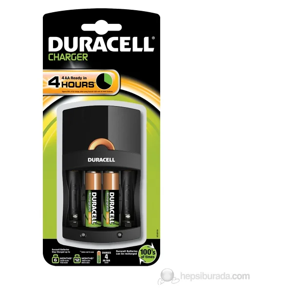 Duracell Cef 14 Şarj Cihazı + 1300 mAh 2'li Aa Kalem Pil - Görsel 3