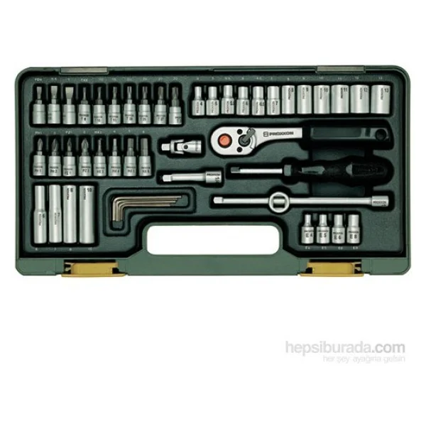 Proxxon 23280 1/4" 50 Parçalı Cırcır Kollu Lokma Ve Bits Takımı - Görsel 2