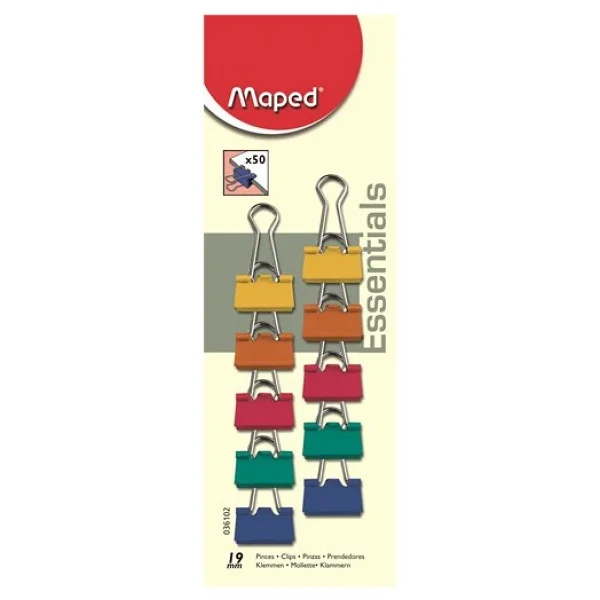 Maped 19 Mm 10'lu Renkli Kıskaç - Görsel 4