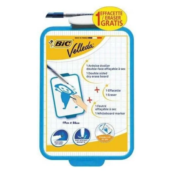 Bic Mini Beyaz Yazı Tahtası 1218 + Kalem 1721 + Silgi - Turkuaz - Görsel 6