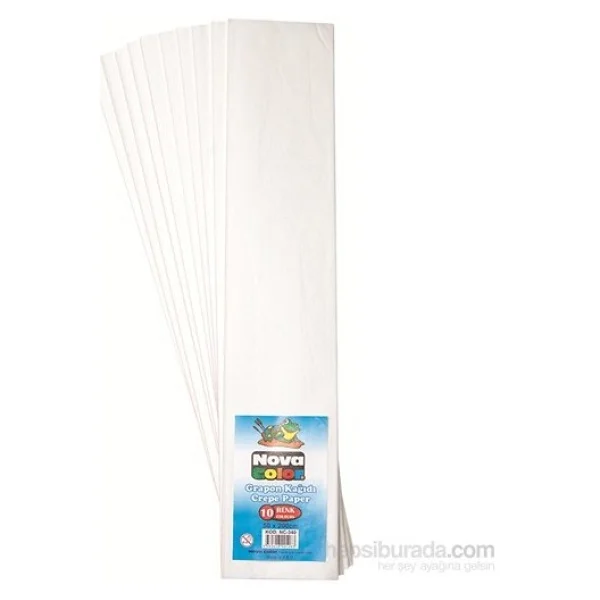 Nova Color Grapon Kağıdı 10 Lu Beyaz Nc-340 - Görsel 8