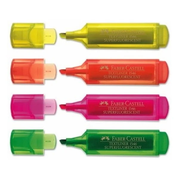Faber-Castell Textliner 1546 Pembe Fosforlu Kalem - Görsel 5