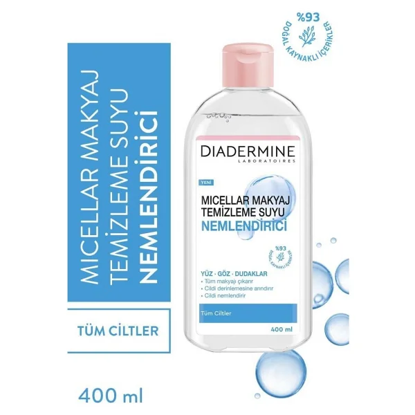 Diadermine Micellar Nemlendirici 400 Ml Makyaj Temizleme Suyu - Görsel 4