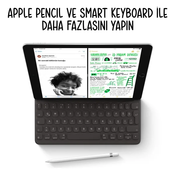 iPad 9. Nesil Wi-Fi 256 GB 10.2" Mk2n3tu/A Uzay Grisi Tablet - Görsel 6